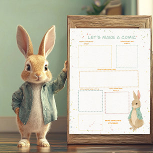 Lámina Juego de adivinanzas para niños de Peter Rabbit