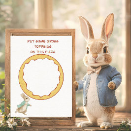 Lámina Juego de adivinanzas para niños de Peter Rabbit