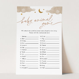 Lámina Juego de animales bebés Twinkle Little Star Baby S