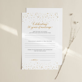 Lámina Juego de Aniversario 50 Años de Matrimonio - GAC37