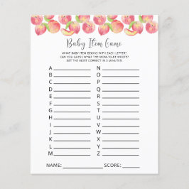 Lámina Juego de artículos para bebés. Juego Baby Shower