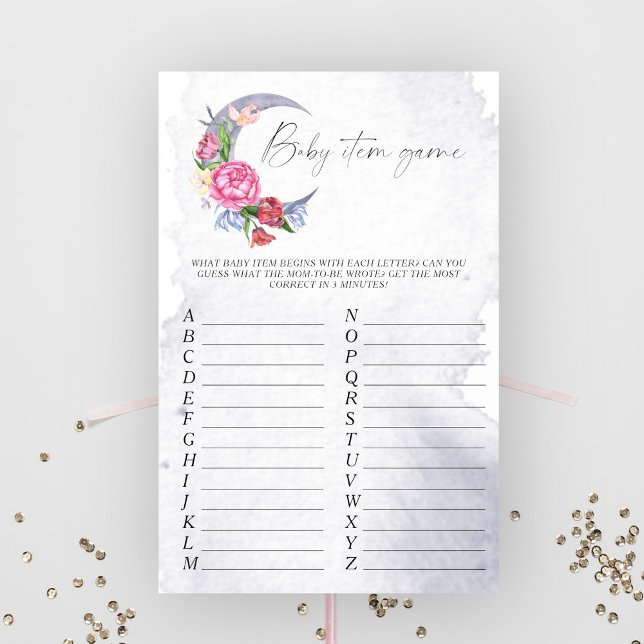 Lámina Juego de artículos para bebés. Juego de Baby Showe (Subido por el creador)