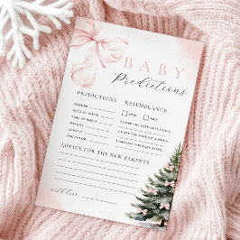 Lámina Juego de asesoramiento y predicción de Baby Shower