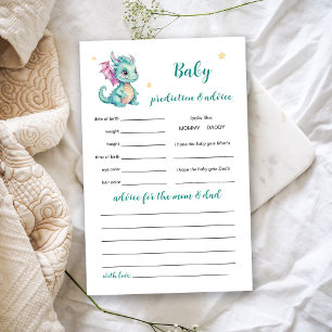 Lámina Juego de asesoramiento y predicción para bebés con