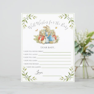 Lámina Juego de Baby Shower Beatrix Potter Peter Rabbit