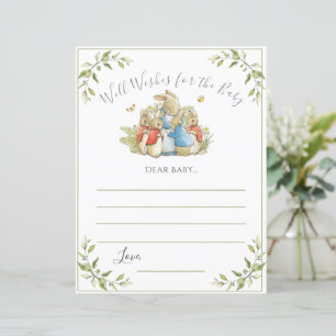 Lámina Juego de Baby Shower Beatrix Potter Peter Rabbit