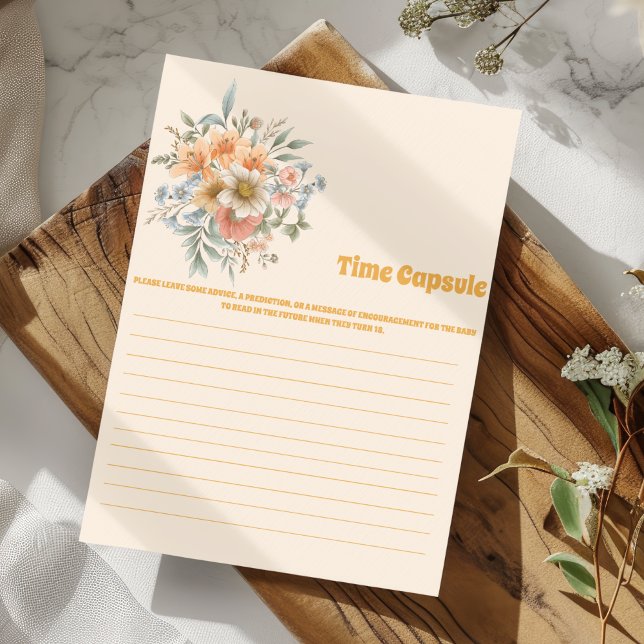 Lámina Juego de baby shower cápsula del tiempo (Subido por el creador)