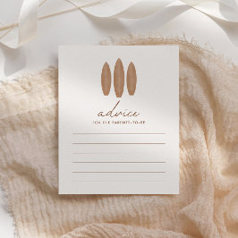 Lámina Juego de Baby Shower con consejos a bordo para beb