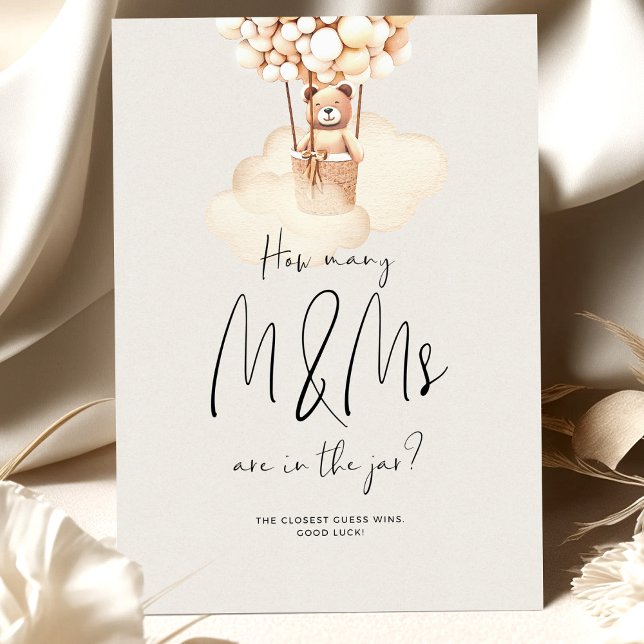 Lámina Juego de Baby Shower: ¿Cuántos m&M's? (Subido por el creador)