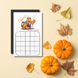 Lámina Juego de Baby Shower de Cocktail de Halloween