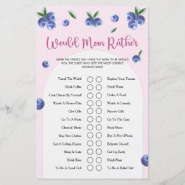 Lámina Juego de Baby Shower de Niña Acuarela Dulce Aránda