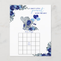 Juego de Baby Shower Elephant Boy