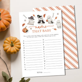 Lámina Juego de Baby Shower Ghost