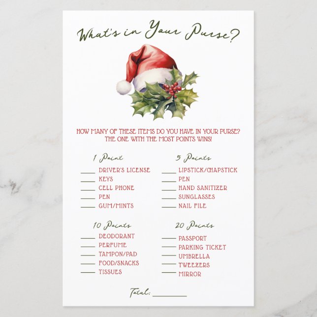 Lámina Juego de Baby Shower Merry Little Baby Qué hay en  (Anverso)