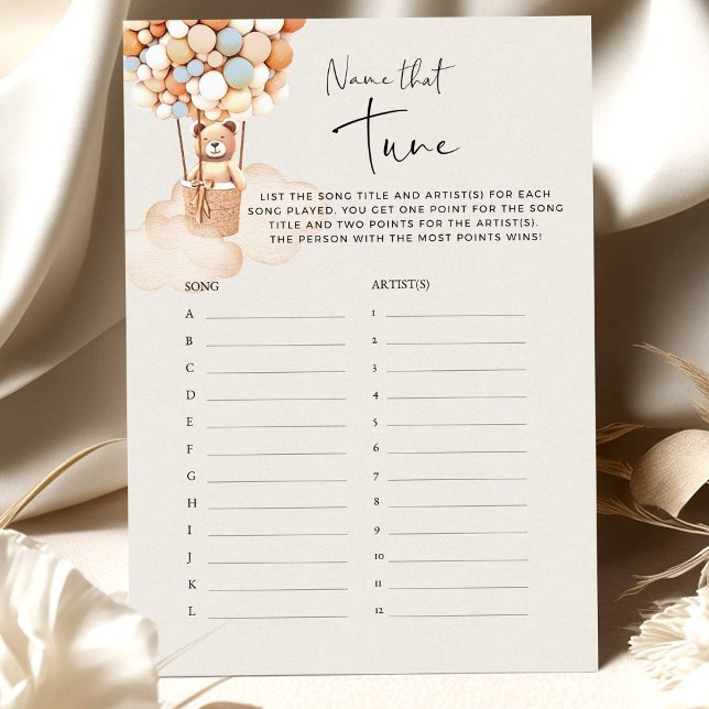 Lámina Juego De Baby Shower - ¡Nombra A Esa Tune! (Subido por el creador)