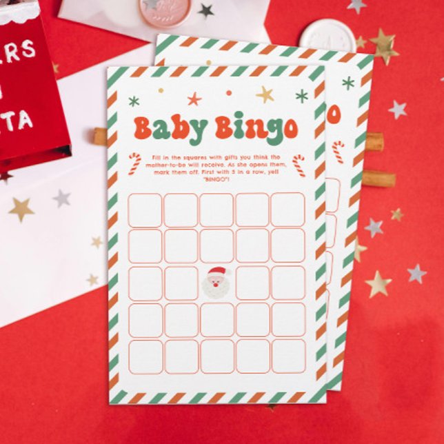 Lámina Juego de Baby Shower para Navidades de Bingo Bebé (Subido por el creador)