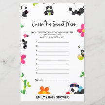 Juego de Baby Shower Pink Panda