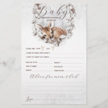 Juego de Baby Shower Woodland Oh Deer Winter