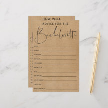 Juego de Bachelorette de Doble cara