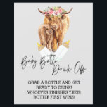 Lámina Juego de bebida de biberón Vaca de las tierras alt<br><div class="desc">Este diseño puede personalizarse en el área proporcionada cambiando la foto y/o el texto. O puede personalizarse haciendo clic en Personalizar esta plantilla y luego eligiendo la opción para personalizar aún más y eliminar o cambiar el color del fondo, agregar texto, cambiar el color o estilo del texto, o eliminar...</div>