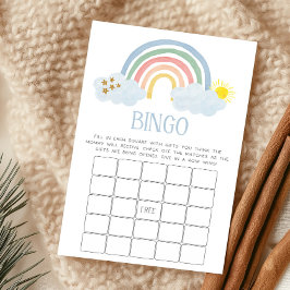 Lámina Juego de Bingo Arcoíris Pequeño Rayo de Sol