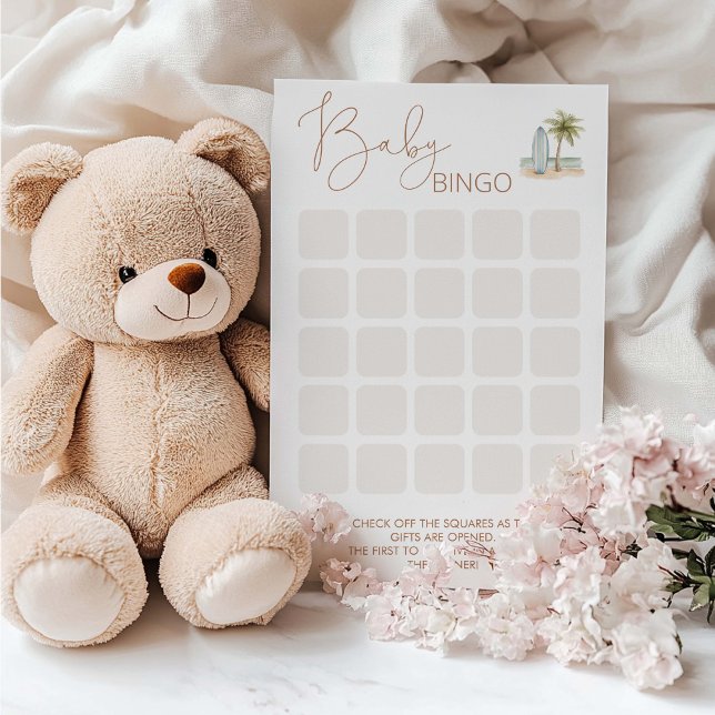 Lámina Juego de Bingo Baby Shower a Bordo (Subido por el creador)