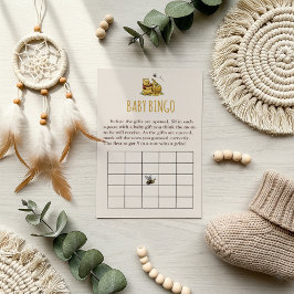 Lámina Juego de bingo Baby Shower para el libro de cuento