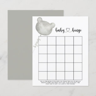 Lámina Juego de bingo Bear Baby Duke