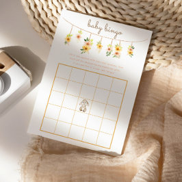 Lámina Juego de Bingo Bebé - Baby Shower de conejo de Pas