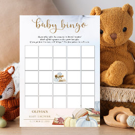 Lámina Juego de Bingo Bebé de Storybook Baby Shower