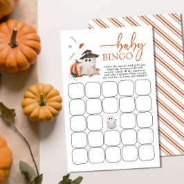 Lámina Juego de Bingo Bebé Ghost