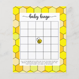 Lámina Juego de bingo Bee Baby