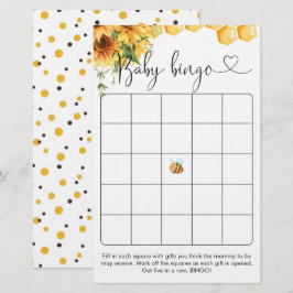 Lámina Juego de Bingo de Baby Shower