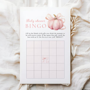 Lámina Juego de Bingo de Bow Chica Baby Shower Gire Bow