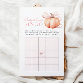 Lámina Juego de Bingo de Bow Chica Baby Shower Gire Bow
