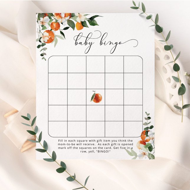 Lámina Juego de bingo de ducha de bebé pequeño (Subido por el creador)