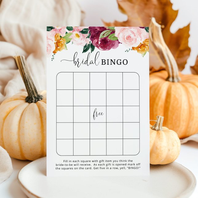 Lámina Juego de bingo de ducha de novia con caída de Borg (Subido por el creador)