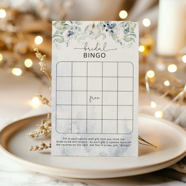 Lámina Juego de bingo de ducha de novia con eucalipto de  (Subido por el creador)
