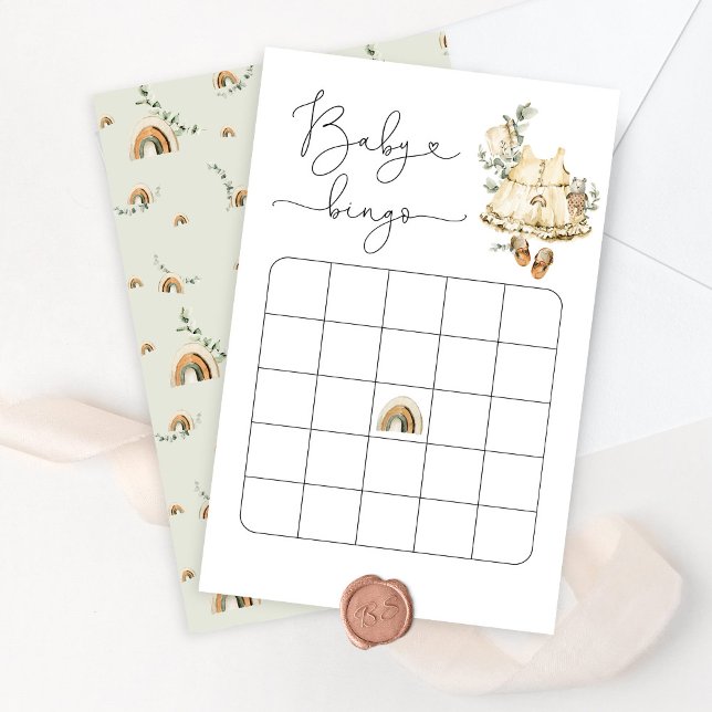 Lámina Juego de bingo de duchón para bebés en vivero de C (Subido por el creador)