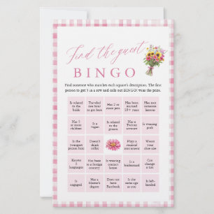 Lámina Juego de Bingo de Invitados para Despedida de Solt