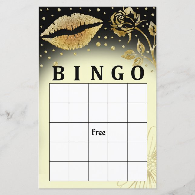 Lámina Juego de bingo de los Litros de Oro (Anverso)