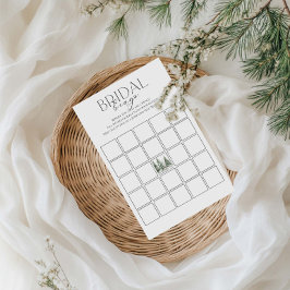 Lámina Juego de Bingo de Nieve en Amo Invierno Bridal Sho