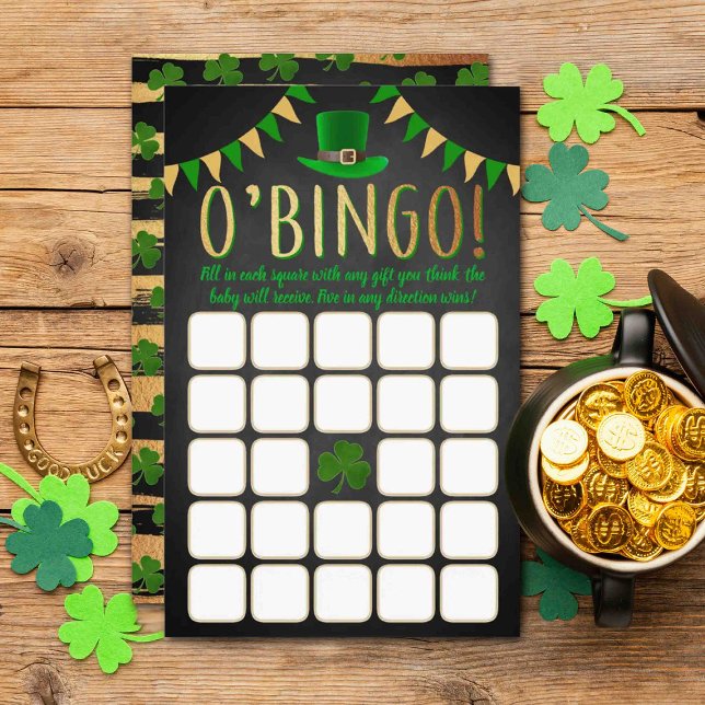 Lámina Juego de bingo de O'Baby St. Patrick's Day en Baby (Subido por el creador)