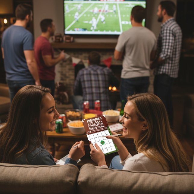 Lámina Juego de Bingo de Publicidad Comercial de Fútbol (Subido por el creador)
