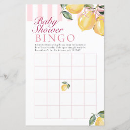 Lámina Juego de bingo de regalo para baby shower Ciao Bab