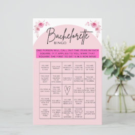 Lámina Juego de bingo de soltera