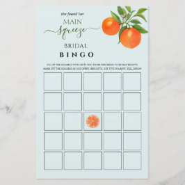 Lámina Juego de Bingo de Squeeze Bridal Shower