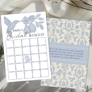 Lámina Juego de Bingo Dusty Blue Perfect Pear Bridal Show