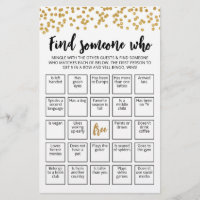 Juego de bingo editable para encontrar a alguien