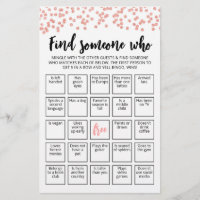 Juego de bingo editable para encontrar a alguien